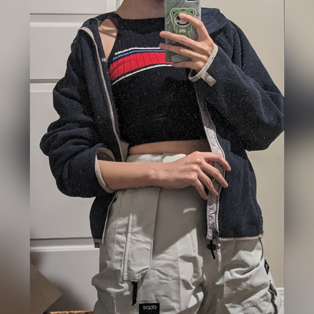 THE NORTH FACE Dark blue sweater jacket
